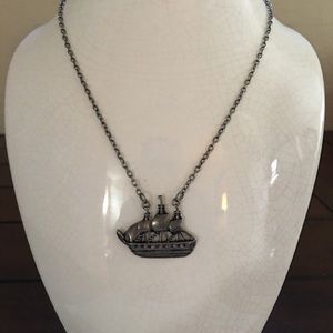 Ship necklace